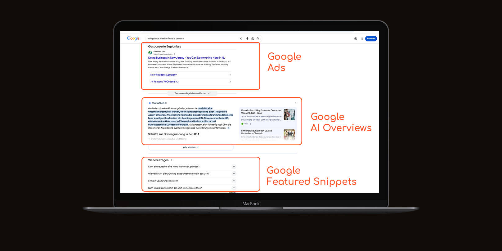Google Ergebnisse mit KI - Auswirkungen auf organische Ergebnisse Google Ergebnisse mit KI - Auswirkungen auf organische Ergebnisse