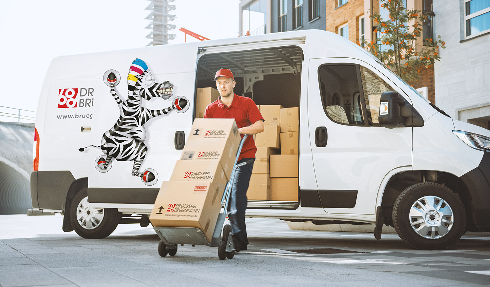 Maskottchen gestaltet für Transporter