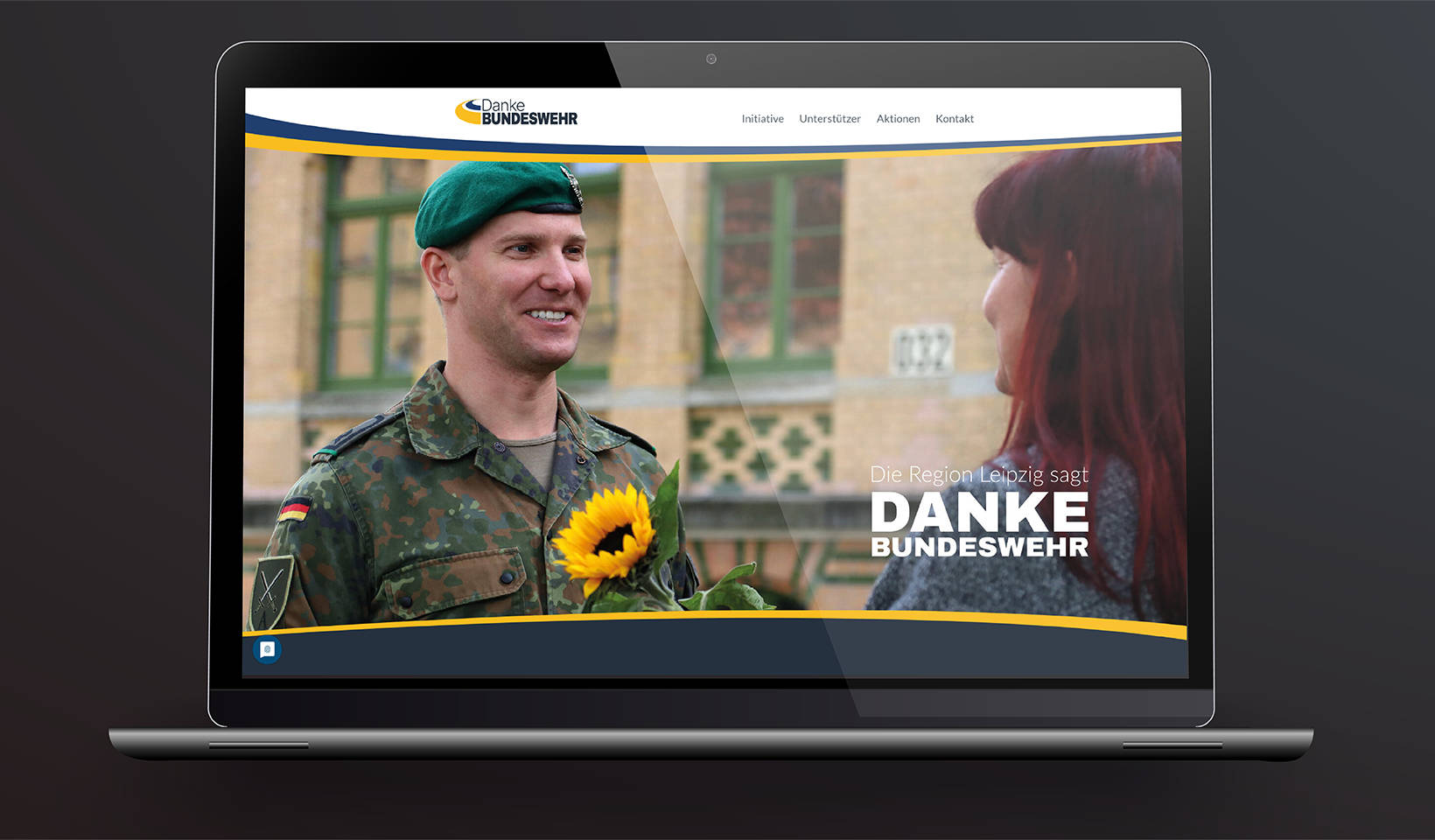 kampagnen-spezifische Website für die Bundeswehr Kampagne